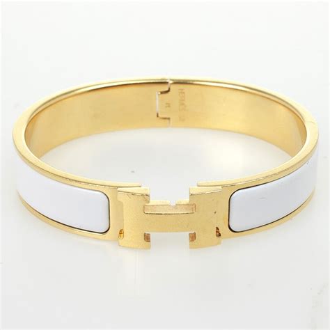 hermes bracelet blanc|bracelet vintage hermes.